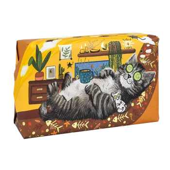 Mýdlo English Soap Company Kočka Tuhé mýdlo, 190 g