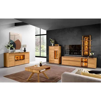 Komoda Dubový nábytek do obývacího pokoje včetně osvětlení LUNA 2