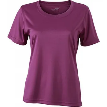 Dámská móda James & Nicholson Dámské funkční triko pro sport a volný čas Barva: Fialová, Velikost: M JN357