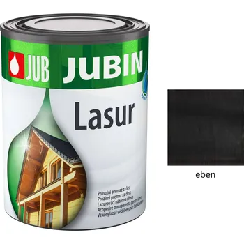 Lak na dřevo JUB JUBIN Lasur silnovrstvá vodou ředitelná lazura na dřevo 0.65 l Eben