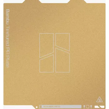 Příslušenství k 3D tiskárně Bambu Lab - texturovaný PEI tiskový plát A1 mini - zlatý