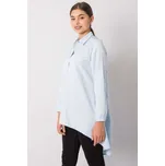 EX MODA Delší asymetrická košile světle modrá Velikost: UNI