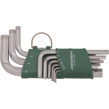 Klíč Sada klíčů Imbus, s protiskluzovými drážkami, 9 kusů - JONNESWAY H01SA109S