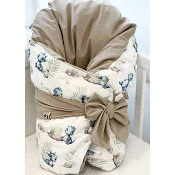 Zavinovačka Péřová zavinovačka - baby dino s béžovou