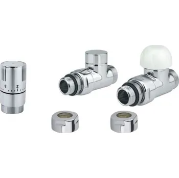 Hlavice pro radiátor Isan Termostatická sada ISAN boční příma chrom O39CP Spojka připojovací sady: Pex-Al-Pex 16x2mm