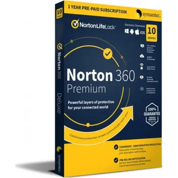 Antivir Norton 360 Premium, 10 zařízení, 1 rok Levně, doprava zdarma