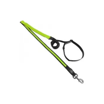 Vodítko pro psa Vodítko Dog Fantasy USB LED nylonové běžecké zelené