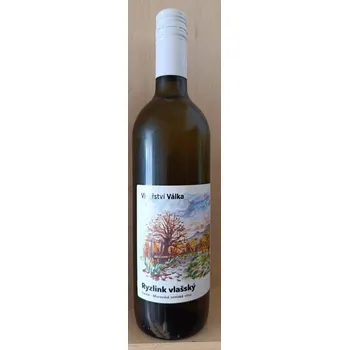 Ryzlink vlašský, zemské víno, Vinařství Válka, suché