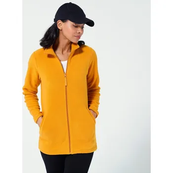 Dámská mikina Fleecová mikina na zip kari 38/40