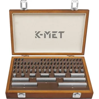 Základní ocelové měrky KINEX/K-MET, 112ks, tř. přesnosti 1, DIN&nbsp;861 (1046-13-112)