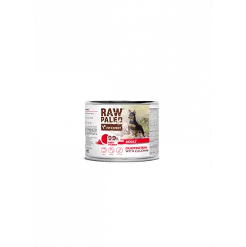 Krmivo pro psa RAW PALEO BEEF&RABBIT ADULT CAN - Mokré krmivo pro dospělé psy hovězí a králičí Balení.: 200 g