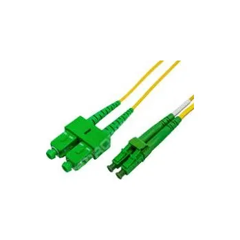 Síťový kabel LC/A-SC/A-1-SDL Optický propojovací kabel LC/APC-SC/APC duplex SM 9/125um 1m