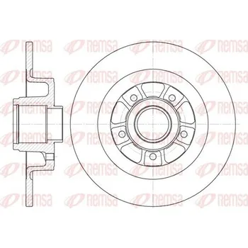 Brzdový kotouč Brzdový kotouč REMSA 6613.00