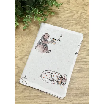 Obal na doklad Obal na očkovací průkaz - medvídci s medem