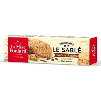 La Mére Poulard Tradition Chocolate chip butter biscuits papír 125g