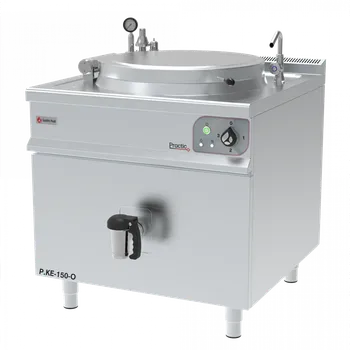 Temná komora Elektrický varný kotel kulatý, dvouplášťový 150 l | GASTROHAAL, P.KE-150-O