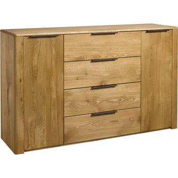 Šatní skříň Dubová komoda DENVER - DALLAS 49 Barevné provedení: Dub - přírodní