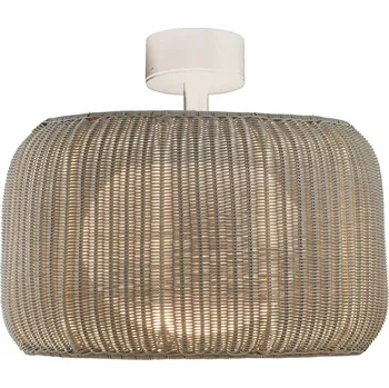 Lampička Stropní svítidlo Bover LED Fora, přírodní bílá/béžová, Ø 50 cm - Stříška - Ø 12 cm, výška 5 cm přírodní bílá, béžová LED 18,2 W celkem - Doprava zdarma