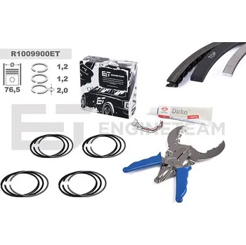 Píst motoru Sada pístních kroužků ET ENGINETEAM R1009900ET