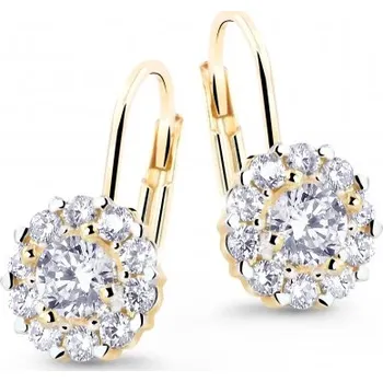 Náušnice ŠPERKY-NM, Zlaté elegantní náušnice 2462