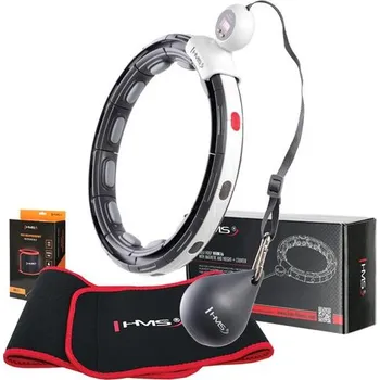 Hula hoop s výstupky HMS 44 cm černé