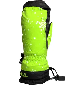 Rukavice ECHT DĚTSKÉ PALCOVÉ RUKAVICE VLOČKY, velikost 6 - 11 let Barva: Zelinkavá, Velikost: 10 až 11 let