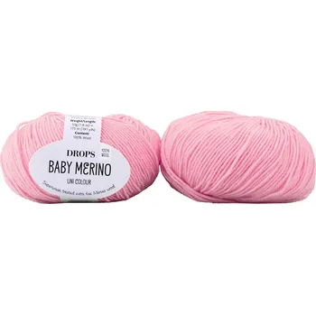 Drops Baby Merino 07 růžová