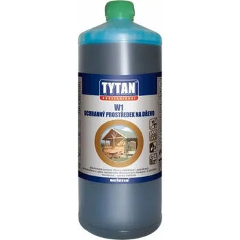 barva a nátěr na dřevo TYTAN W1 Profi fungicidní napouštědlo na dřevo 1 kg Hnědá