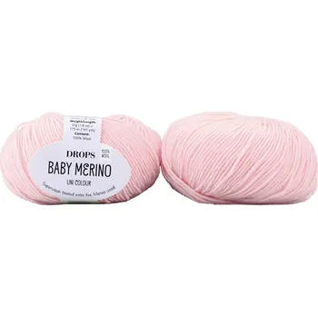 Příze Drops Baby Merino 05 světle růžová