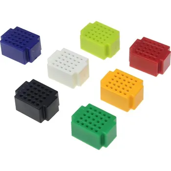 Elektronická stavebnice LaskaKit_cz Sada 7 ks ZY-25 mini nepájivé kontaktní pole 25 pinů