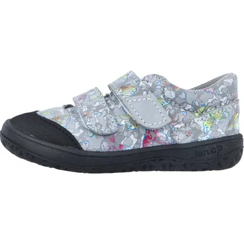 Dětská treková obuv Jonap B22 sv šedá motýlci SLIM Velikost: 21