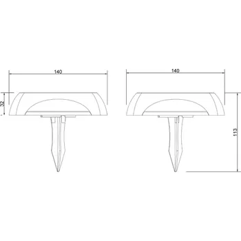 Venkovní osvětlení Globo LED solární světlo 36505, zemní hrot, nástěnné světlo, černé, hliník - Výška včetně zemního hrotu 11,3 cm černá 1 x 1,2 W LED - Doprava zdarma