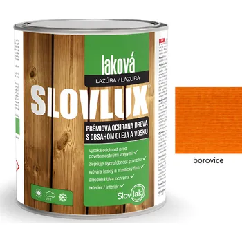 Lak na dřevo Slovlak SLOVLUX laková lazura na dřevo 0.7 l Borovice