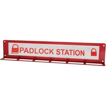 Skříňka na nářadí Držák na visací zámky Brady, 24 zámků