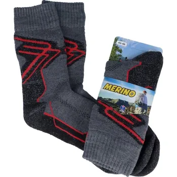 Pánské ponožky Merino ponožky, tmavé Velikost: 36-38