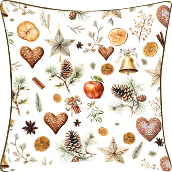 Povlečení DARRÉ Povlak na polštář Voňavé Vánoce Velikost: 70 x 90