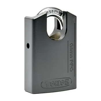 Visací zámek Visací zámek TOKOZ GAMA 50 CS Black 3 klíče