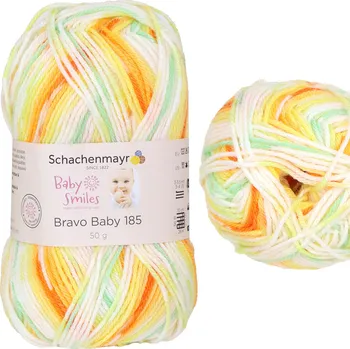 Příze Schachenmayr BABY SMILES - BRAVO BABY 185 - MELÍR - DĚTSKÁ, AKRYL Baby smiles - bravo baby 185 melír: Melír 00197