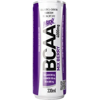 Aminokyselina Descanti BCAA Maxx 330 ml bez kofeinu Příchuť: lesní ovoce