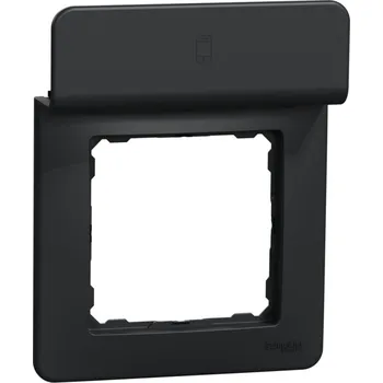 vypínač a zásuvka SCHNEIDER ELECTRIC SCHNEIDER Sedna Design & Elements Držák na rámeček pro mobil antracit SDD314809