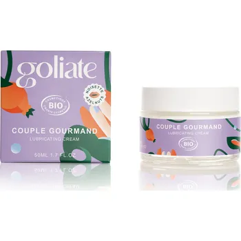 Lubrikační gel Goliate Jedlý masážní a lubrikační olej 2v1 BIO - oříšek50 ml