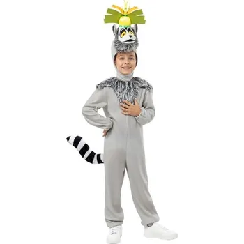 Karnevalový kostým Funiglobal - Kostým Krále Juliena z Madagaskaru pro děti - 3-4 years