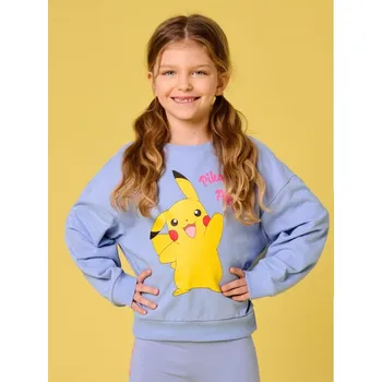 Dívčí mikina Sinsay - Mikina Pokémon - světle modrá - 827CI-50X - 827CI-50X-98