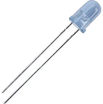 Polovodič Kingbright LED s vývody modrá kulatý 5 mm 60 mcd 20 ° 30 mA 3.8 V