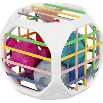 Hračka pro nejmenší BabyOno 1582 SMYSLOVÁ HRAČKA V PODOBĚ KOSTKY