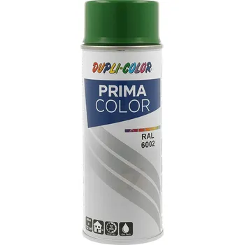 Barva ve spreji Dupli-Color Prima RAL 6002 Lesklá Listově Zelená Barva ve Spreji 400ml