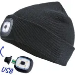 Cerva Čepice se světlem DEEL LED - Černá