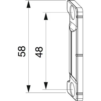 Příslušenství k oknu MACO Skrytý přítlačný pant ES Eurofalz FT18 9V rámový díl, perlově šedá RAL 9022