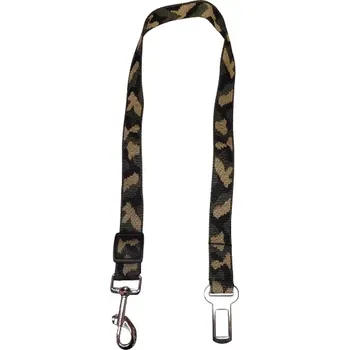 Vodítko pro psa Palkar bezpečnostní pás do auta pro velké psy 65 cm x 25 mm maskáčová