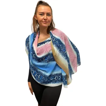 Šátek Dámský šátek 90 x 175 cm zvířecí vzor -2